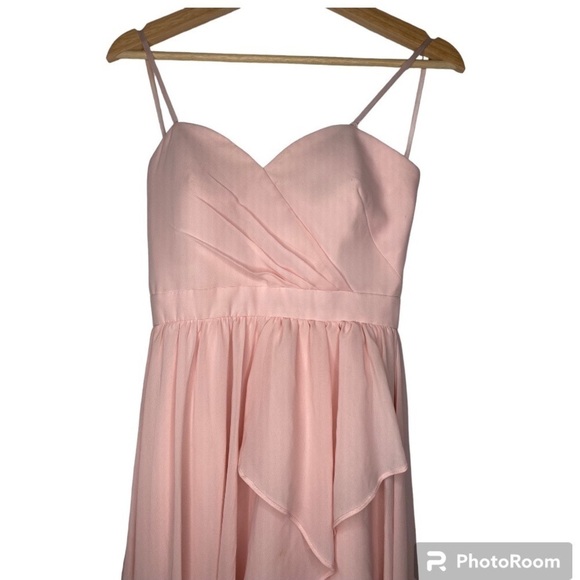 NWT CINDERELLA DESIGNS PINK STRAPLESS DRESS SIZE SMALL - Picture 2 of 11